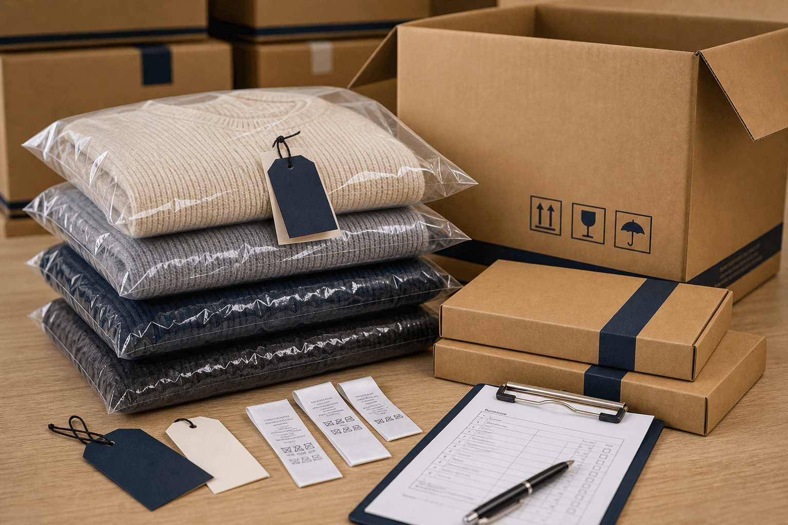Knitwear costing and lead time planning visual