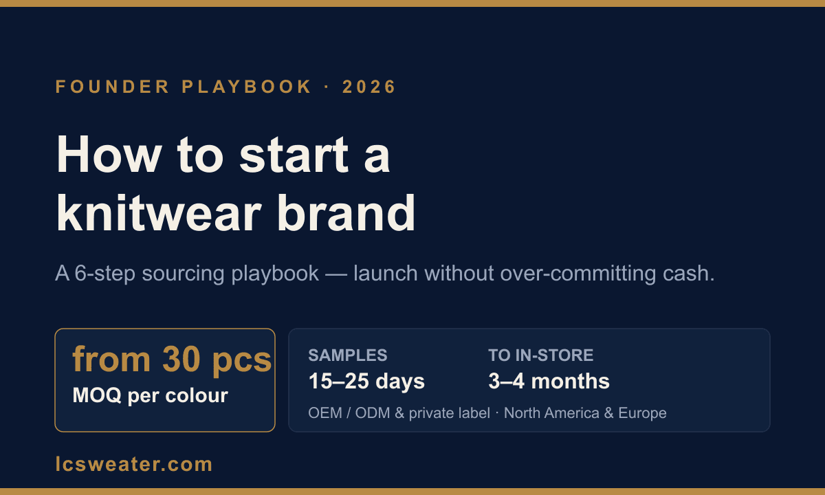 How to Start a Knitwear Brand: A 2026 Sourcing Playbook cover