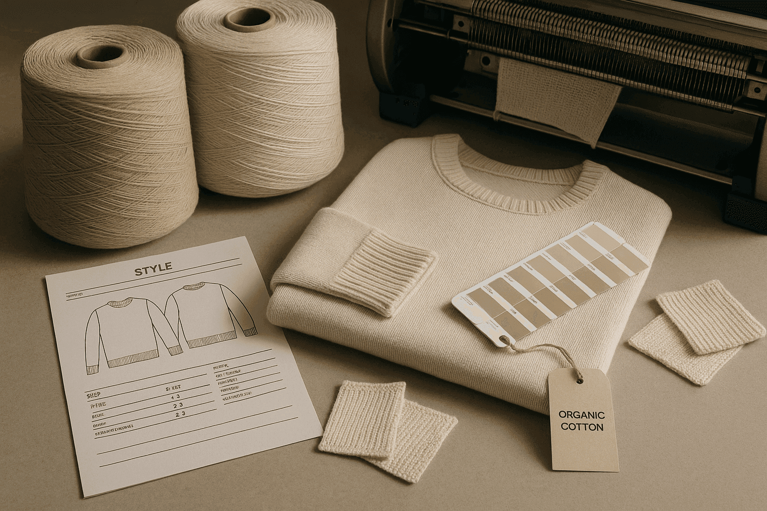 How Organic Cotton Flows Through A Knit Garment Supply Chain