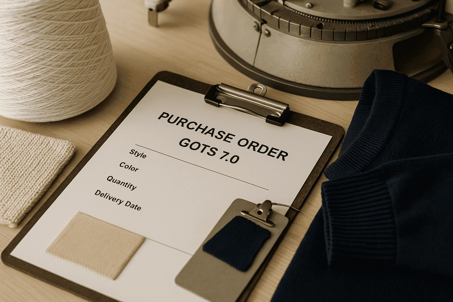 How To Structure Your First GOTS-Claimed Knit PO