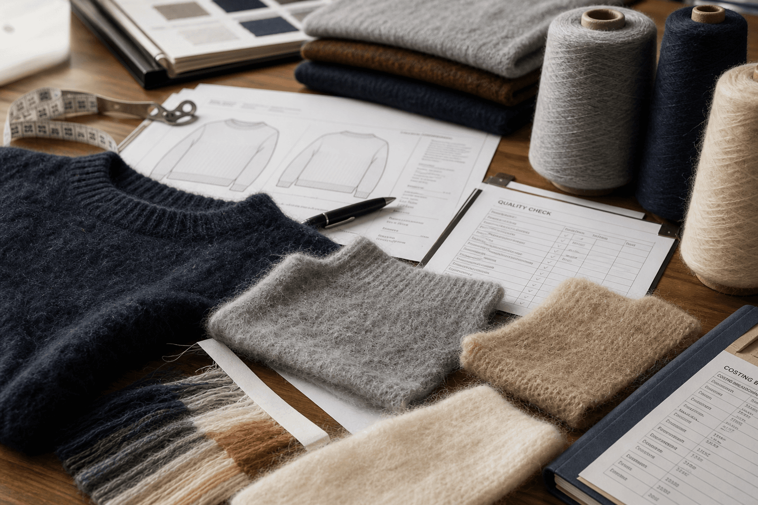 Brushed and Mohair Knitwear Development Guide buyer guide cover image