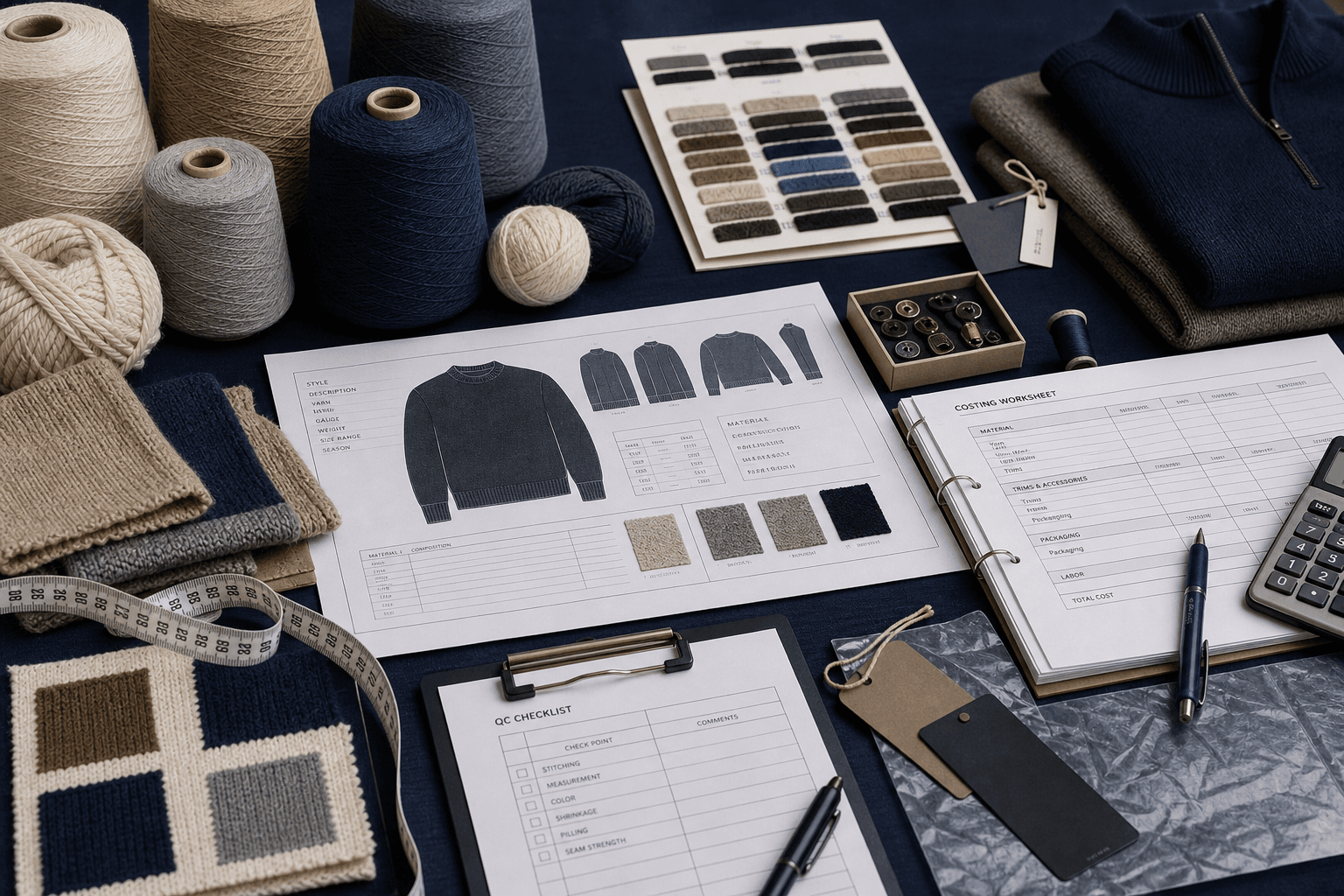 Cost Factors in Custom Sweater Manufacturing buyer guide cover image