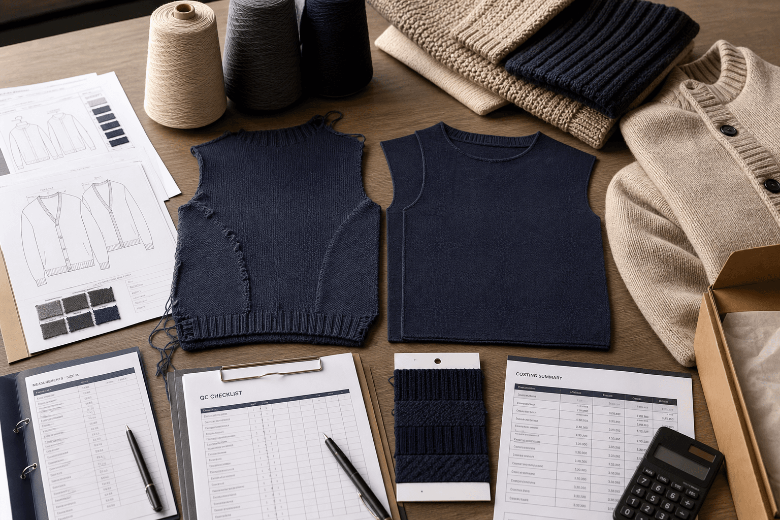 Fully Fashioned vs Cut-and-Sew Knitwear buyer guide cover image