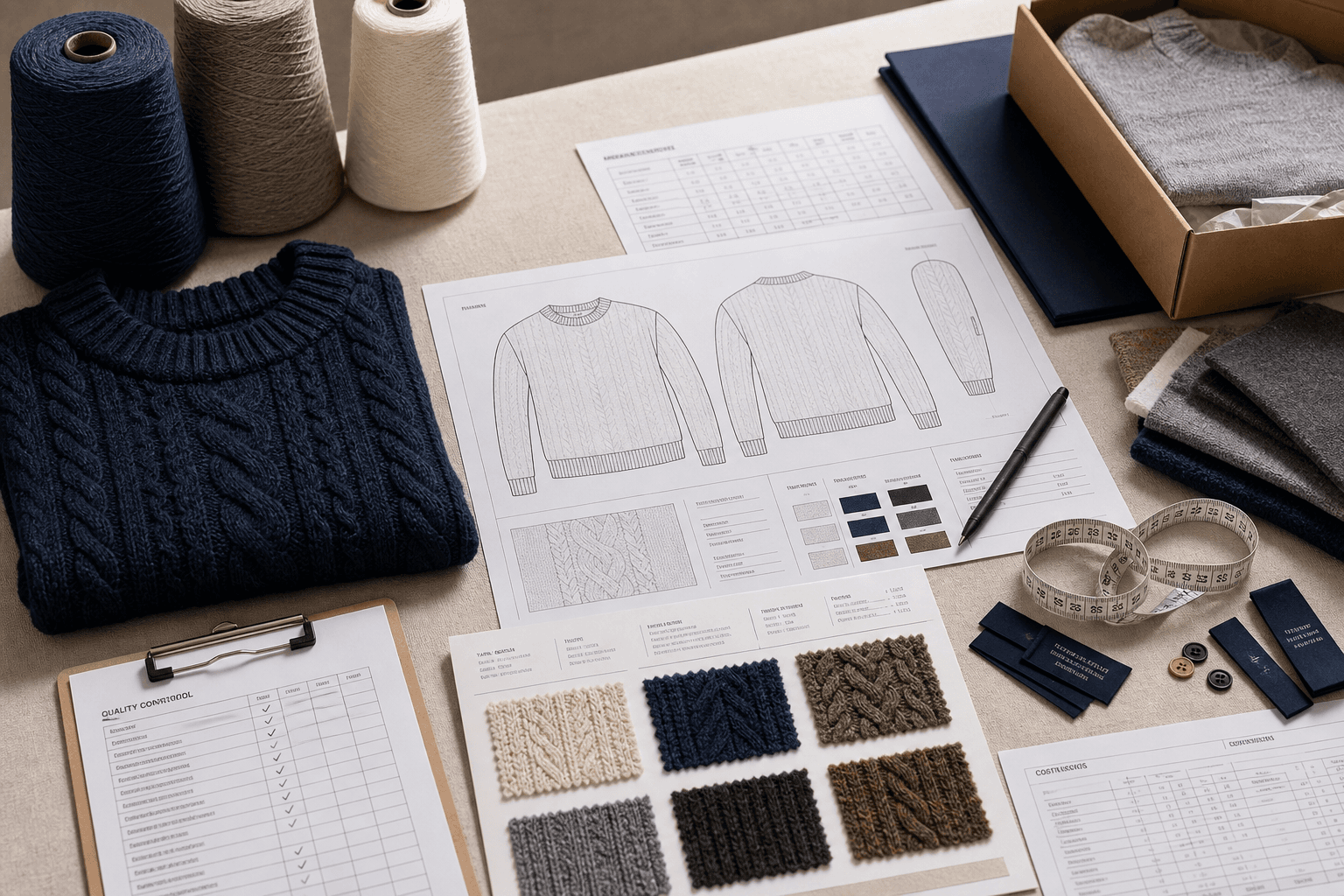 How to Prepare a Sweater Tech Pack buyer guide cover image
