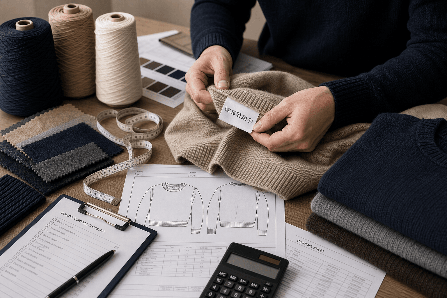 Knitwear Care, Washing and Labeling Guide buyer guide cover image