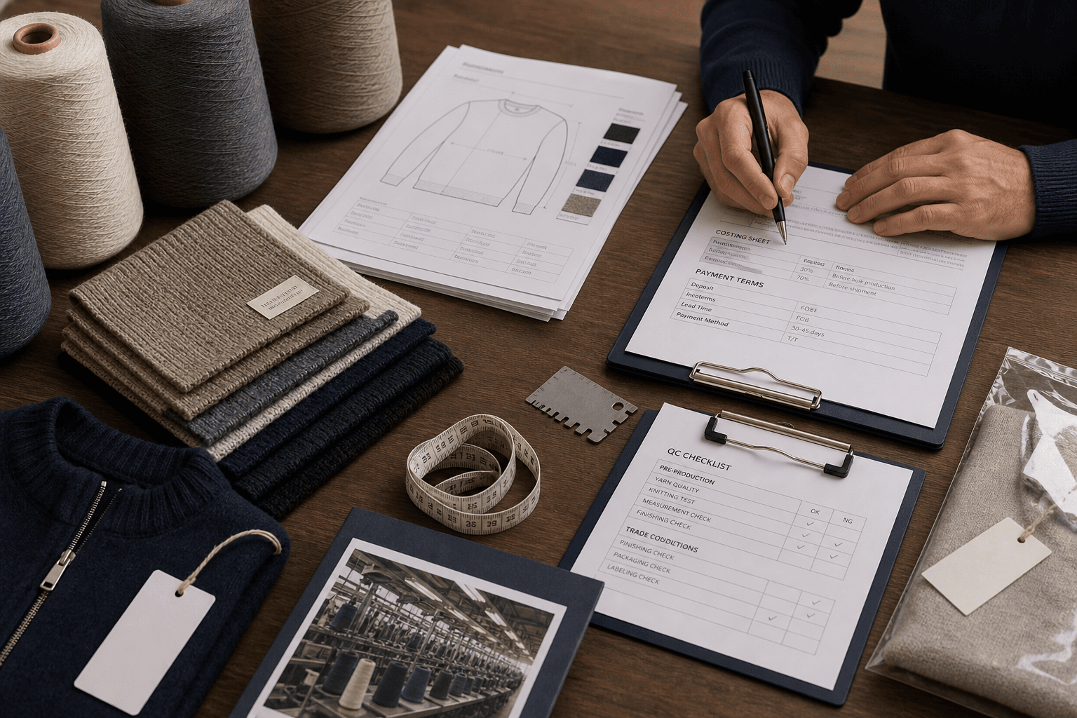 Knitwear Payment Terms and Trade Conditions for B2B Buyers buyer guide cover image