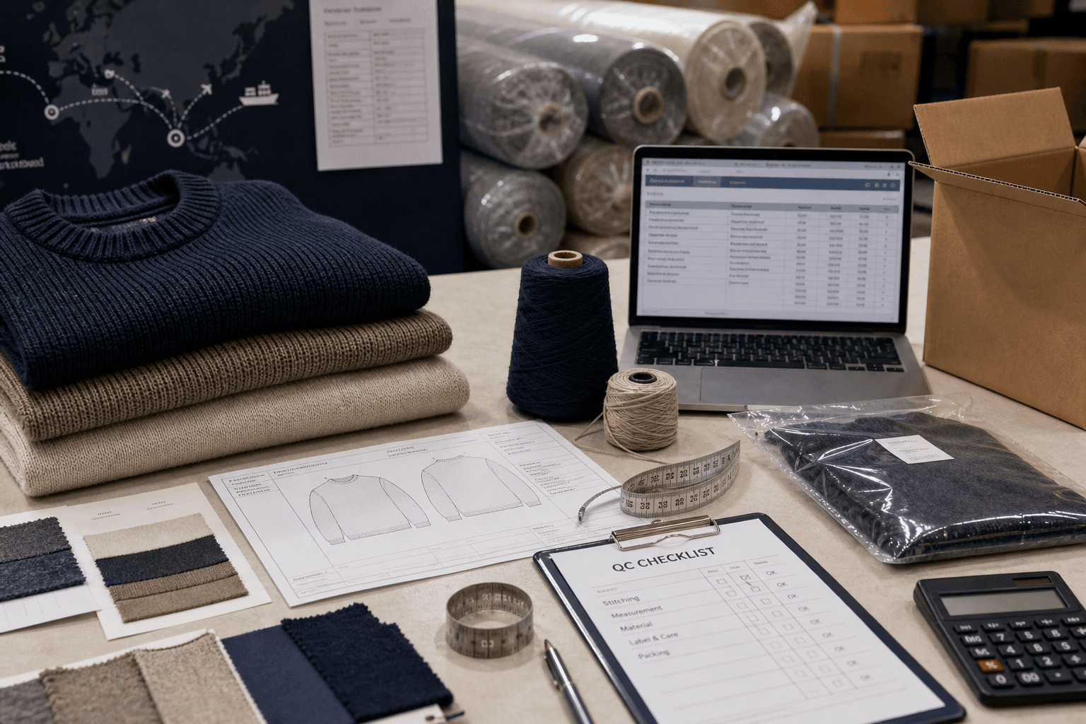 Knitwear Shipping and Logistics: From Factory to Your Warehouse buyer guide cover image