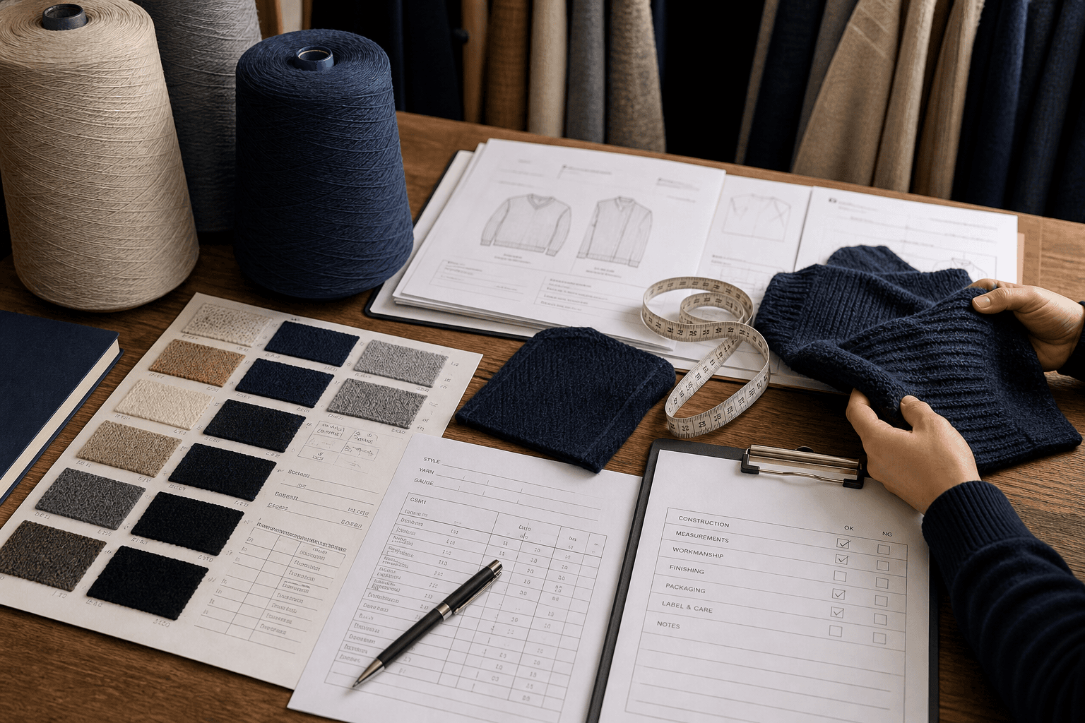 Knitwear Terms Glossary for B2B Buyers buyer guide cover image