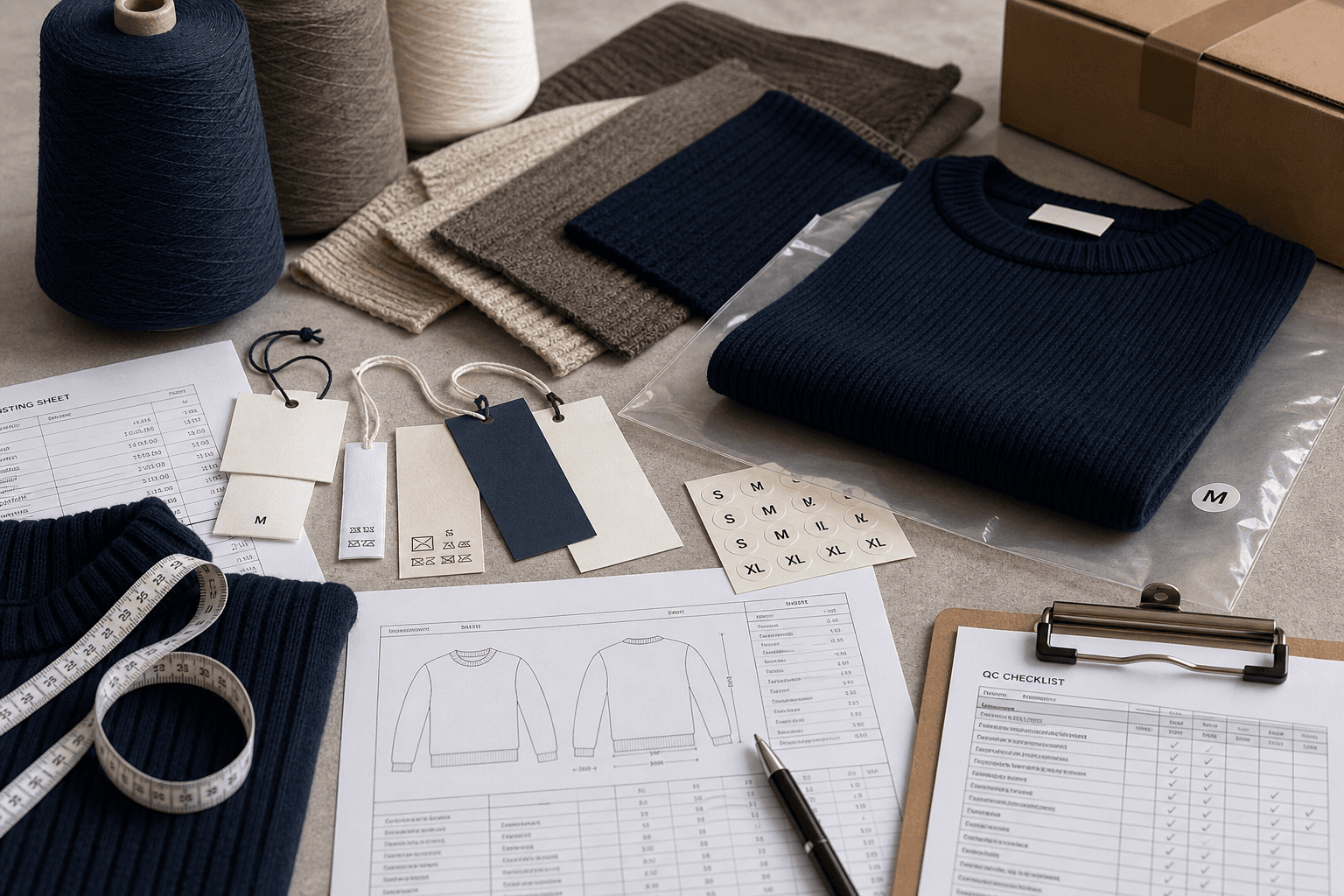 Private Label Knitwear Packaging Guide buyer guide cover image