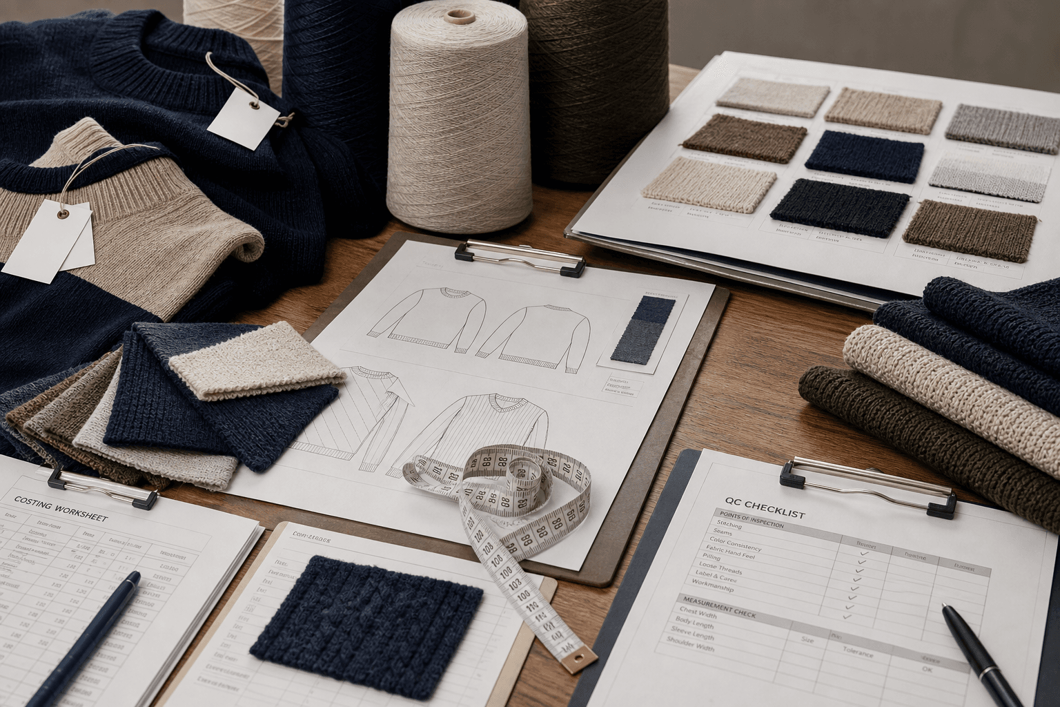 Ready-Made vs Custom Knitwear: Which Should You Choose? buyer guide cover image