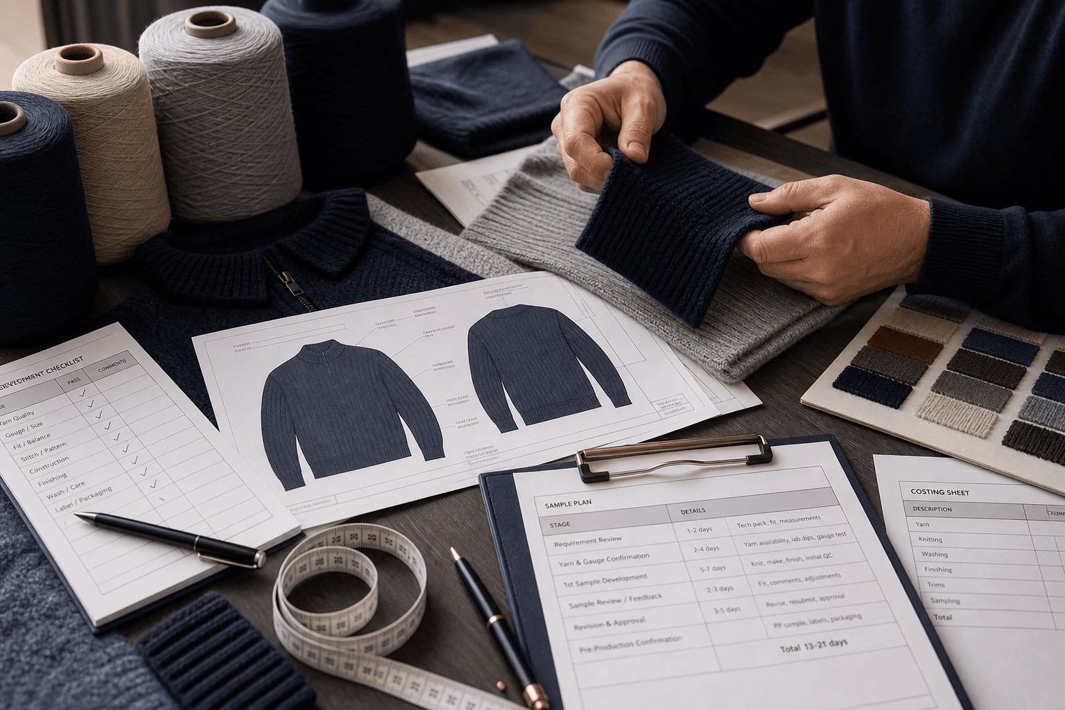 How Long Does Sweater Sampling Take? buyer guide cover image