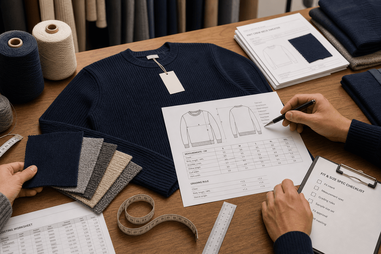 Sweater Sizing and Fit Grading for International Markets buyer guide cover image