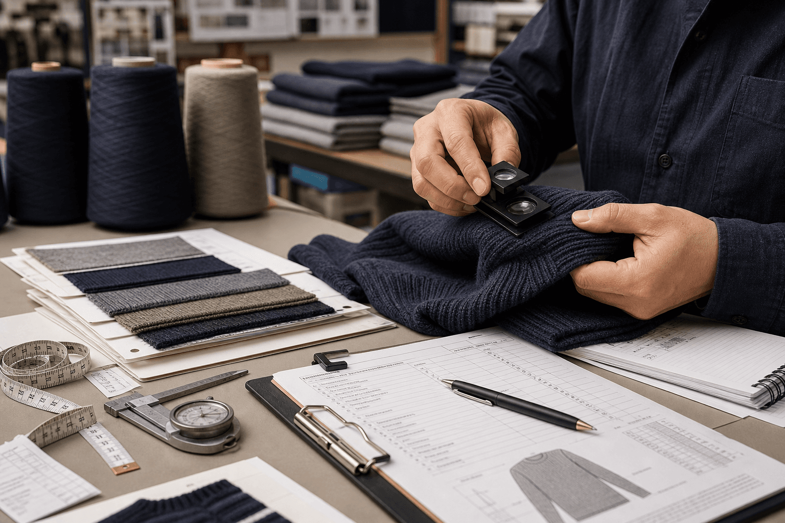 Third-Party Inspection for Knitwear: A Buyer's Guide buyer guide cover image