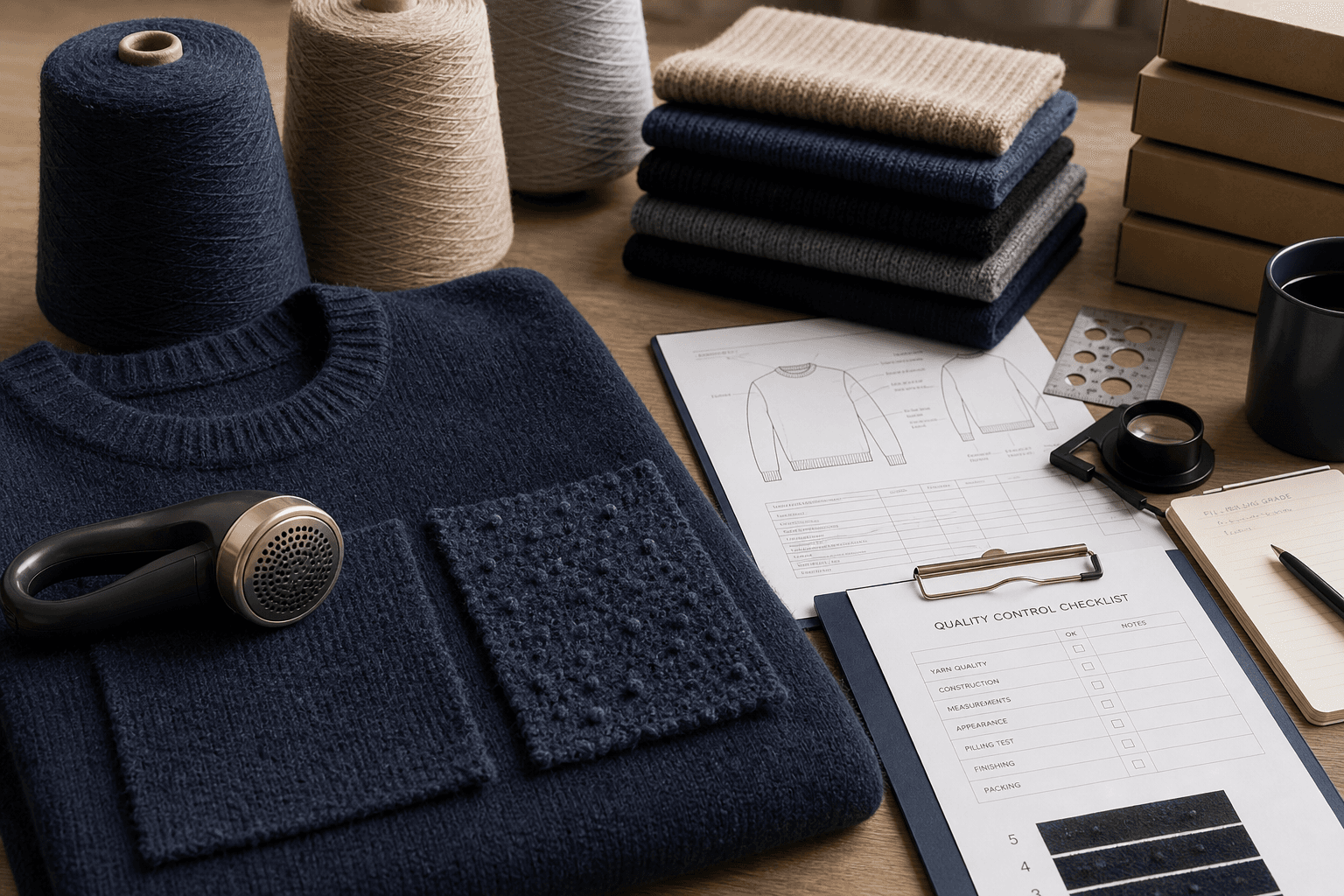 Why Sweaters Pill — and How to Specify Anti-Pill Knitwear buyer guide cover image