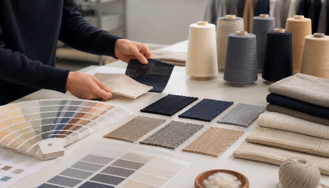 Color Matching & Pantone Lab Dip — Licheng Knitwear manufacturing capability