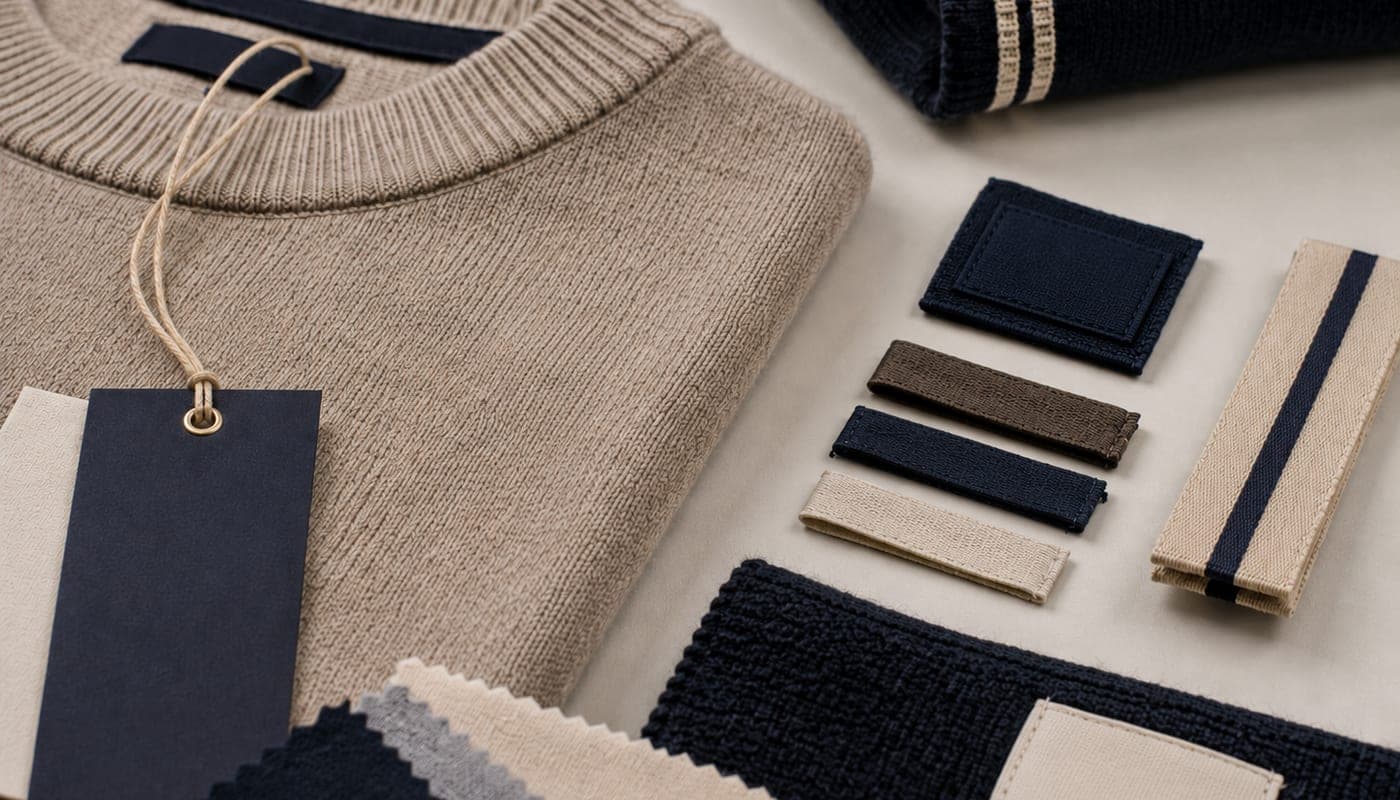 Decorative Knit & Branding — Licheng Knitwear manufacturing capability