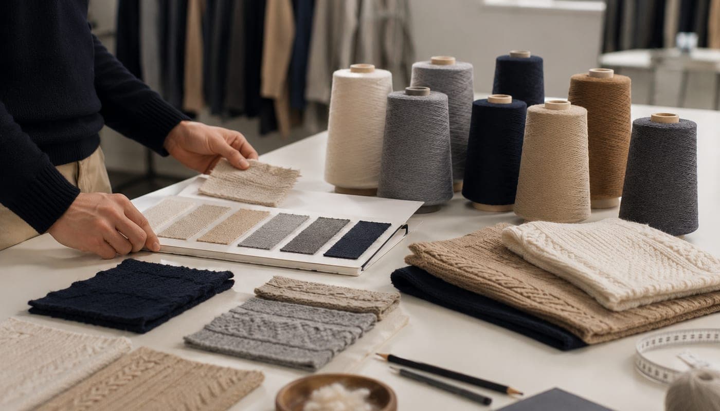 Yarn & Materials — Licheng Knitwear manufacturing capability