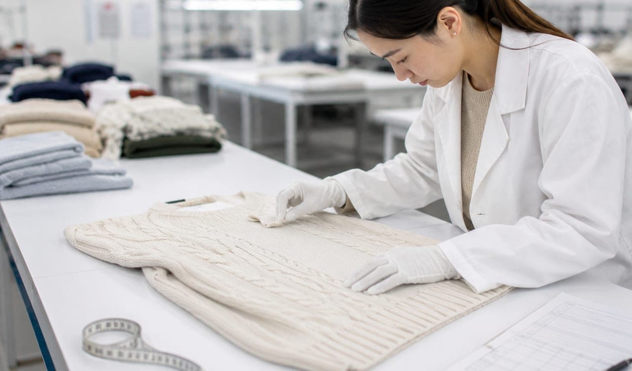 Quality Check — Licheng Knitwear manufacturing excellence