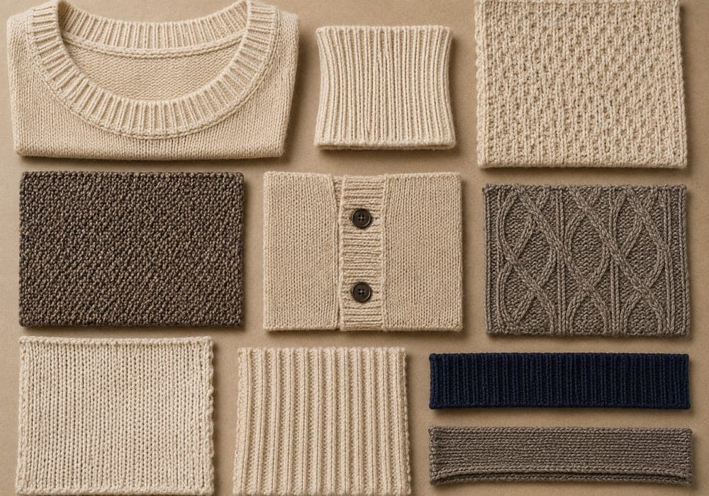 Linking & Knit Construction Options — Licheng Knitwear capability