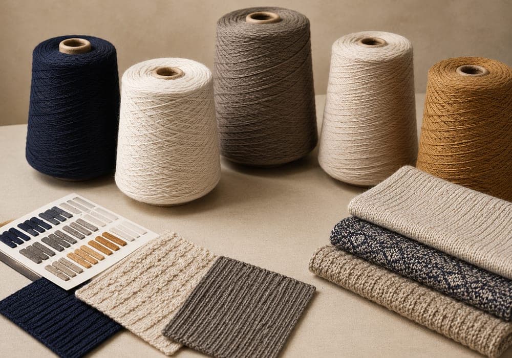 Yarn & Materials — Licheng Knitwear capability