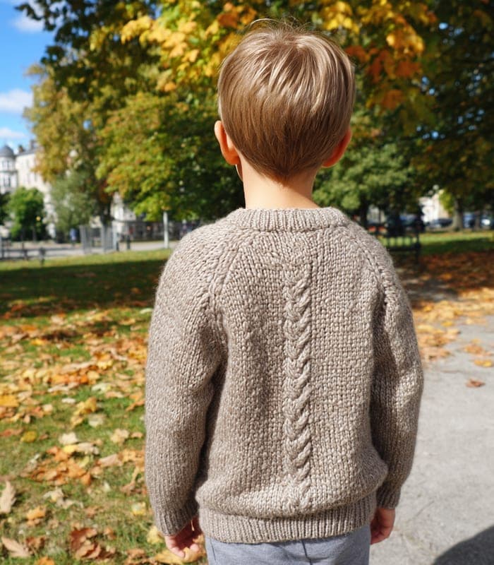 Kids' Exclusive Alpaca Wool Cardigan — view 3