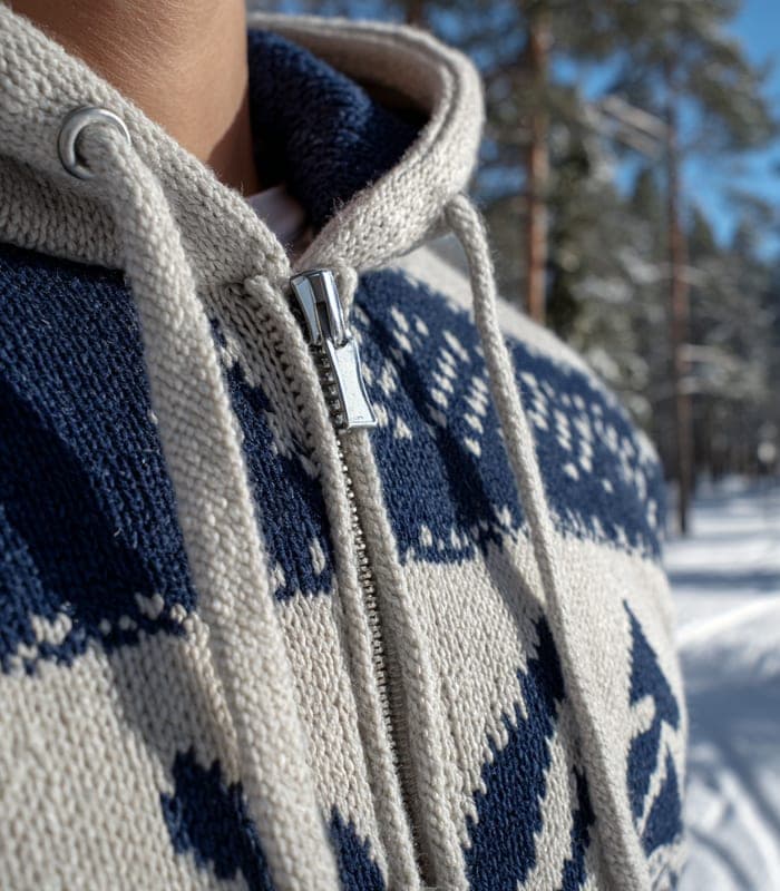 Kids' Cable-Knit Cashmere Hoodie — view 4