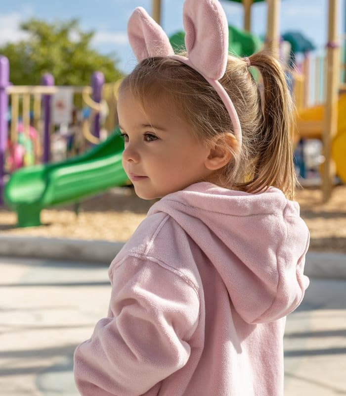 Kids' Playful Animal-Ear Hoodie — view 2