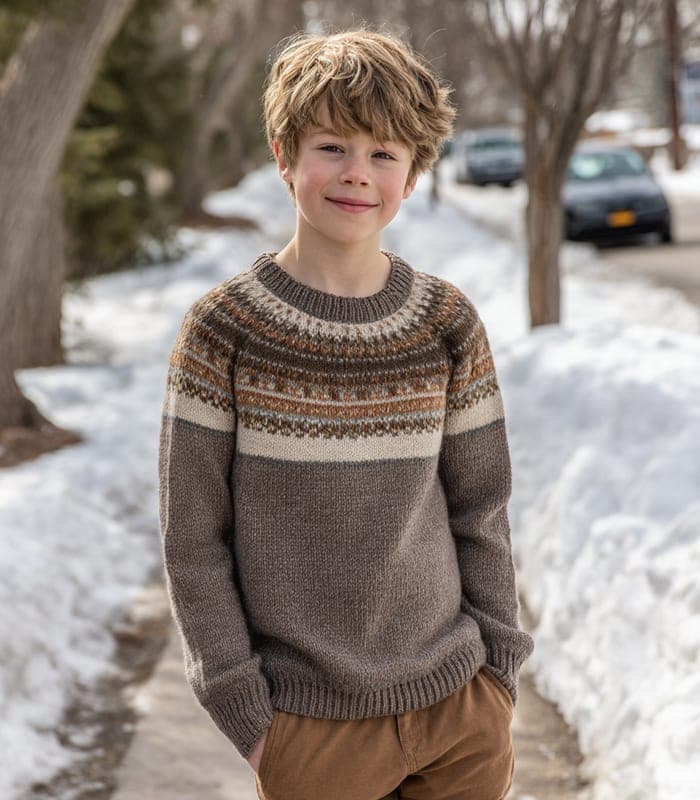 Kids' Classic Fair Isle Pullover