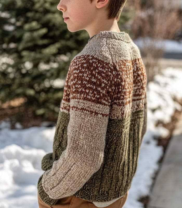 Kids' Classic Fair Isle Pullover — view 2