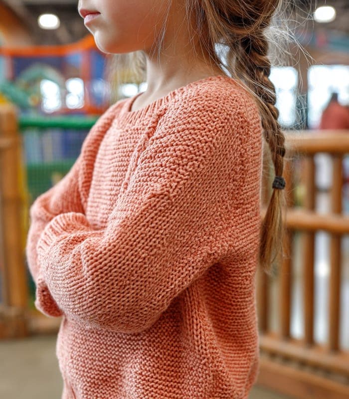 Kids' Textured Knit Play Sweater — view 6
