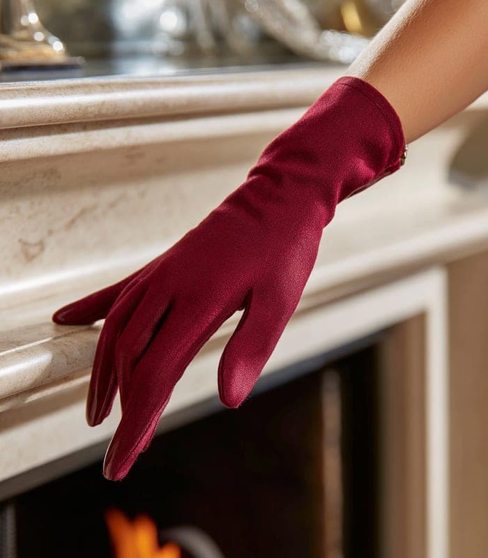 Cashmere-Lined Wool Gloves — view 3