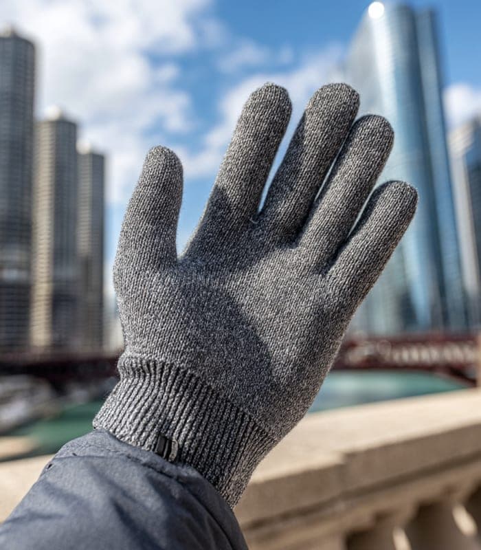Tech-Friendly Knit Gloves — view 2