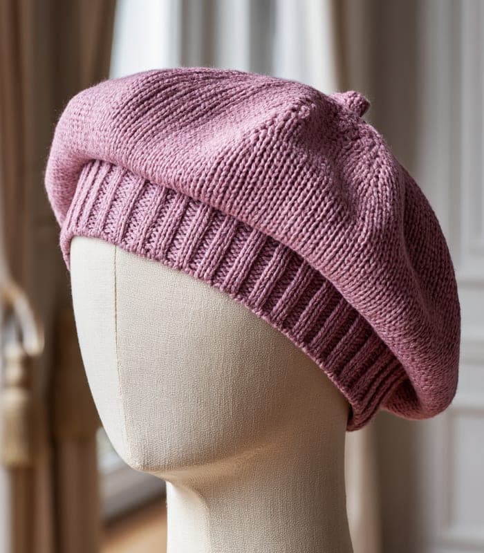 Elegant Knit Beret
