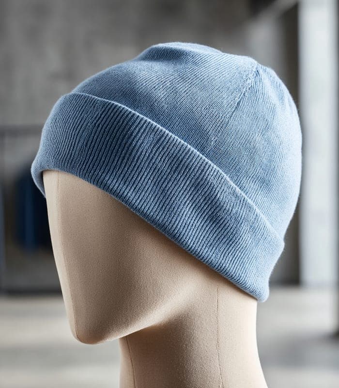 Minimalist Cashmere Beanie — view 3