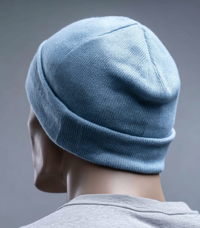 Minimalist Cashmere Beanie — view 4