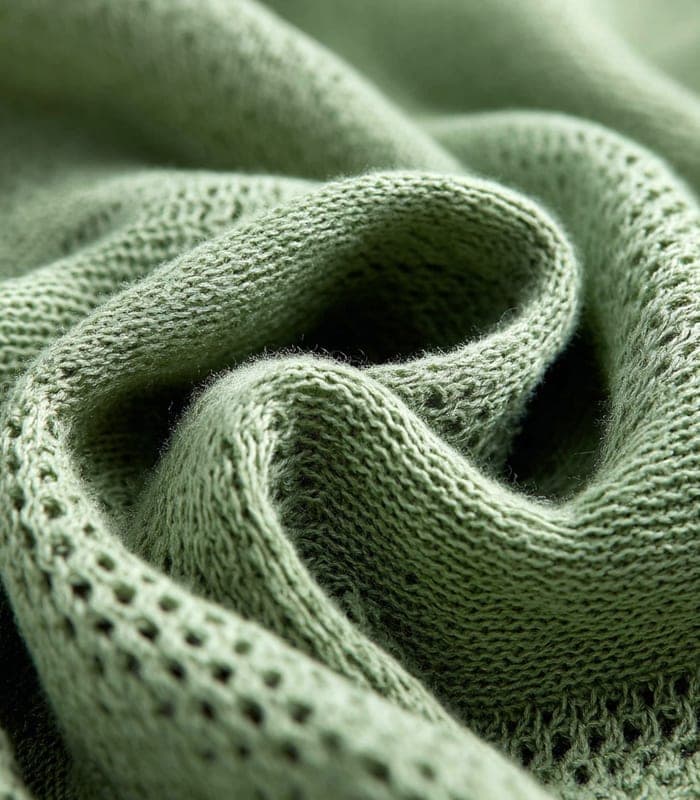 Organic Cotton Lightweight Knit Scarf — view 6