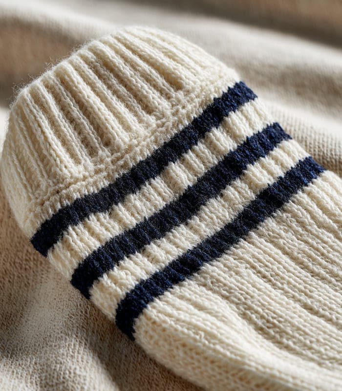 Vintage Stripe Lounge Socks — view 4