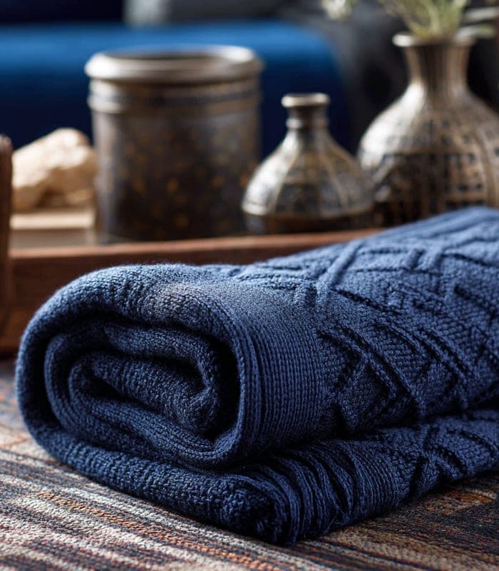 Artisan Jacquard Knit Throw — view 4