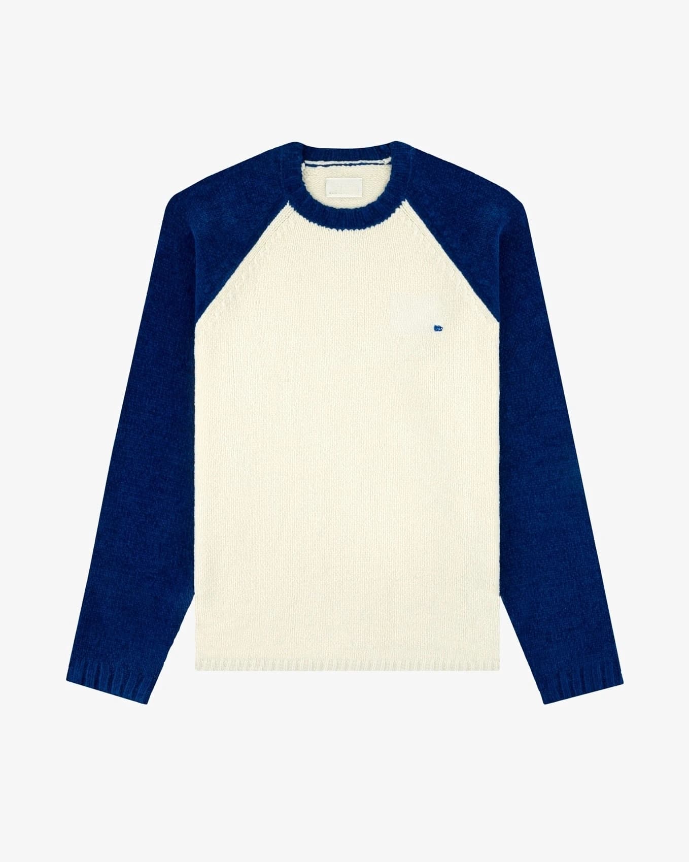 Men's Alpaca Wool Raglan Baseball Sweater — view 2