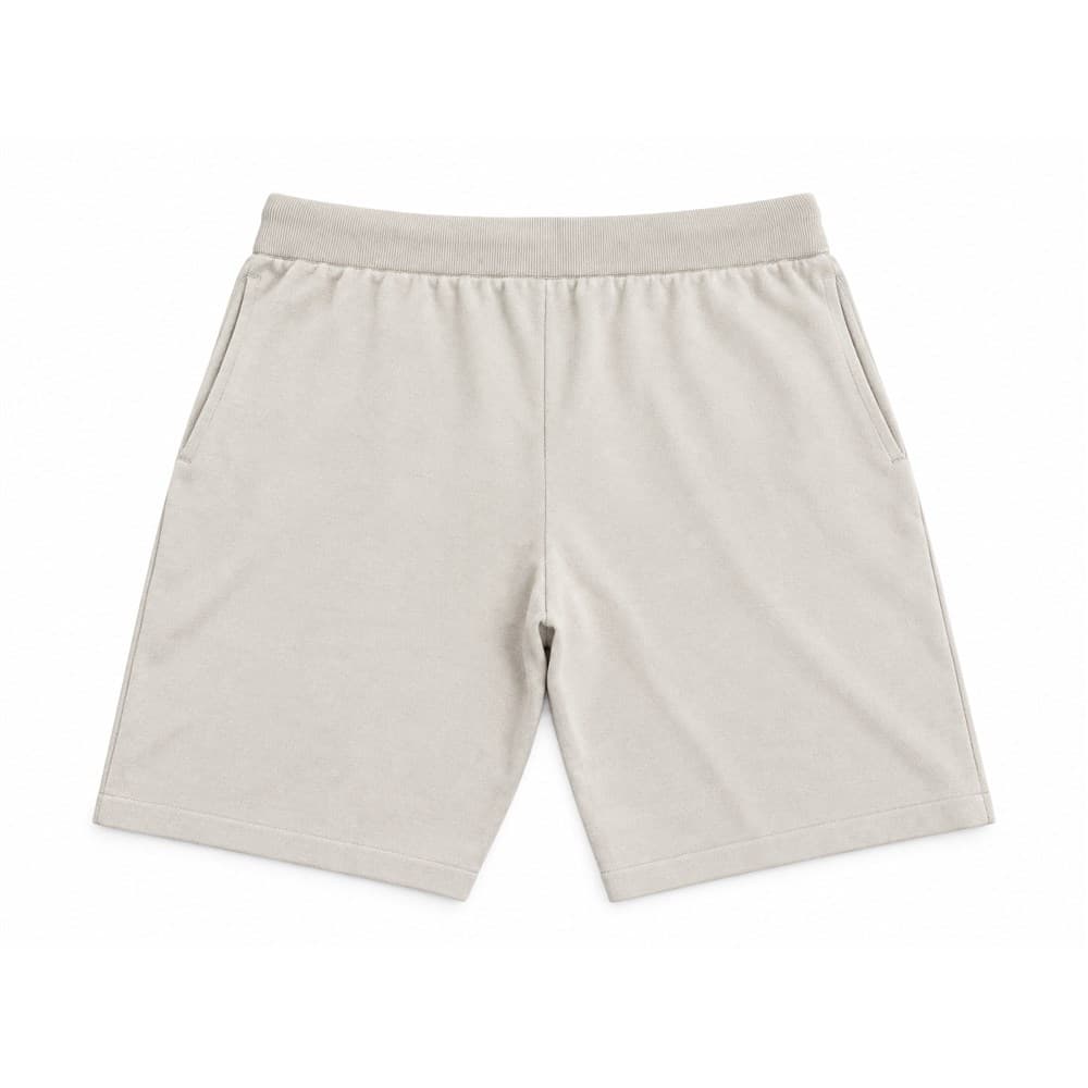 Men's Beige Knit Shorts — view 2