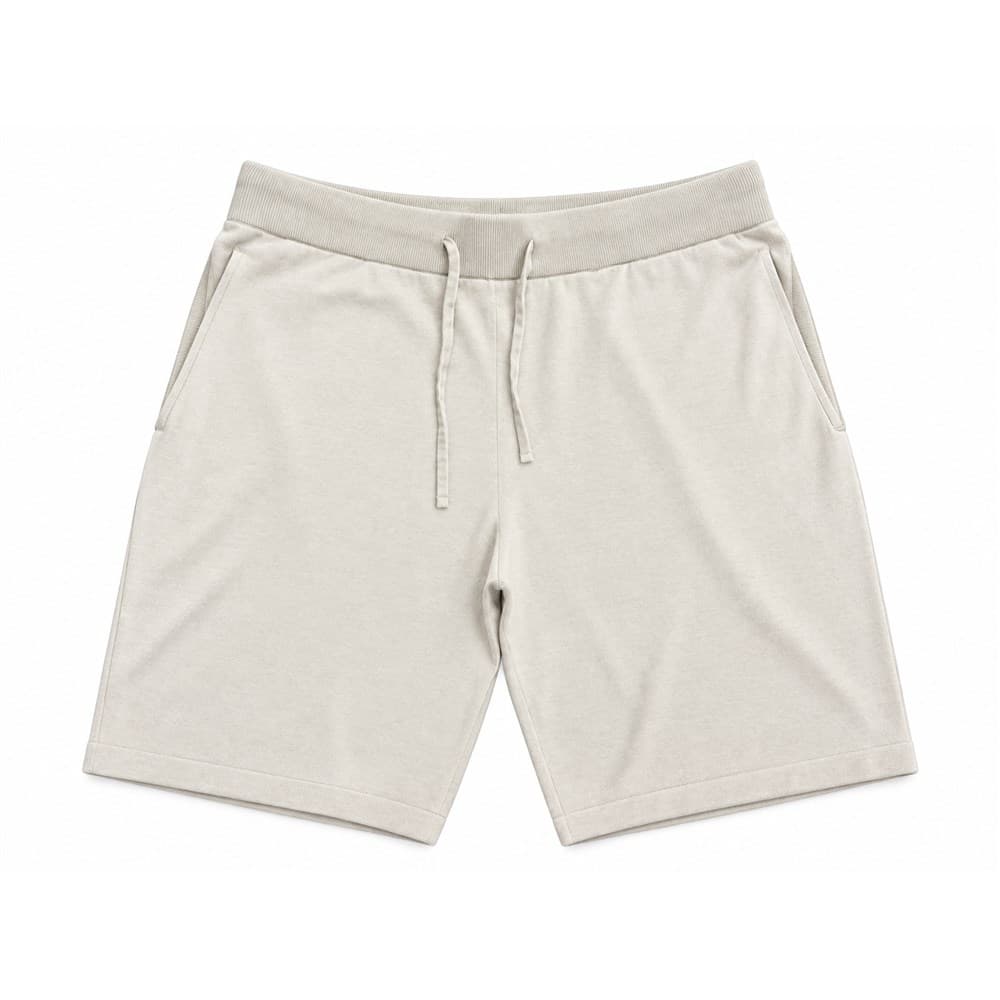 Men's Beige Knit Shorts — view 3