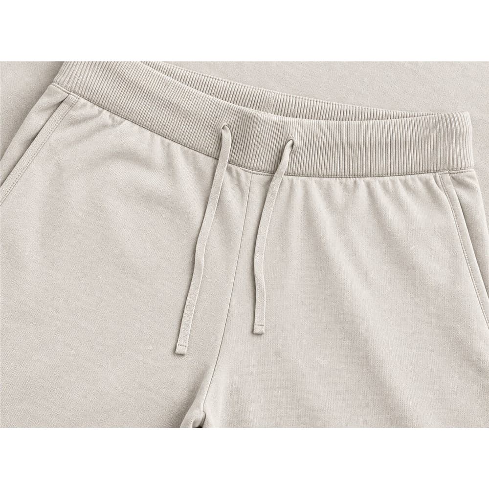 Men's Beige Knit Shorts — view 5