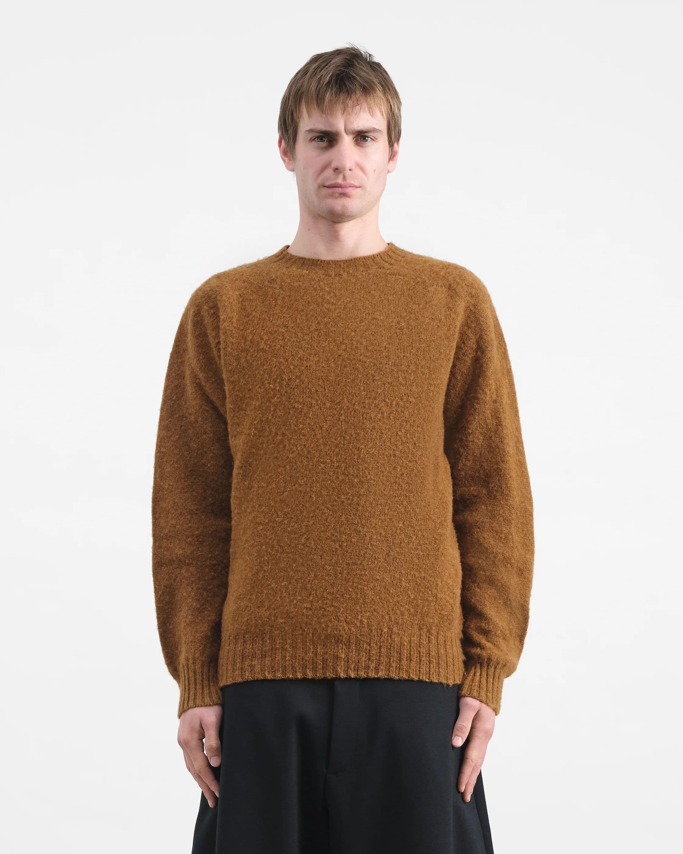 Knitwear yarn and material handfeel