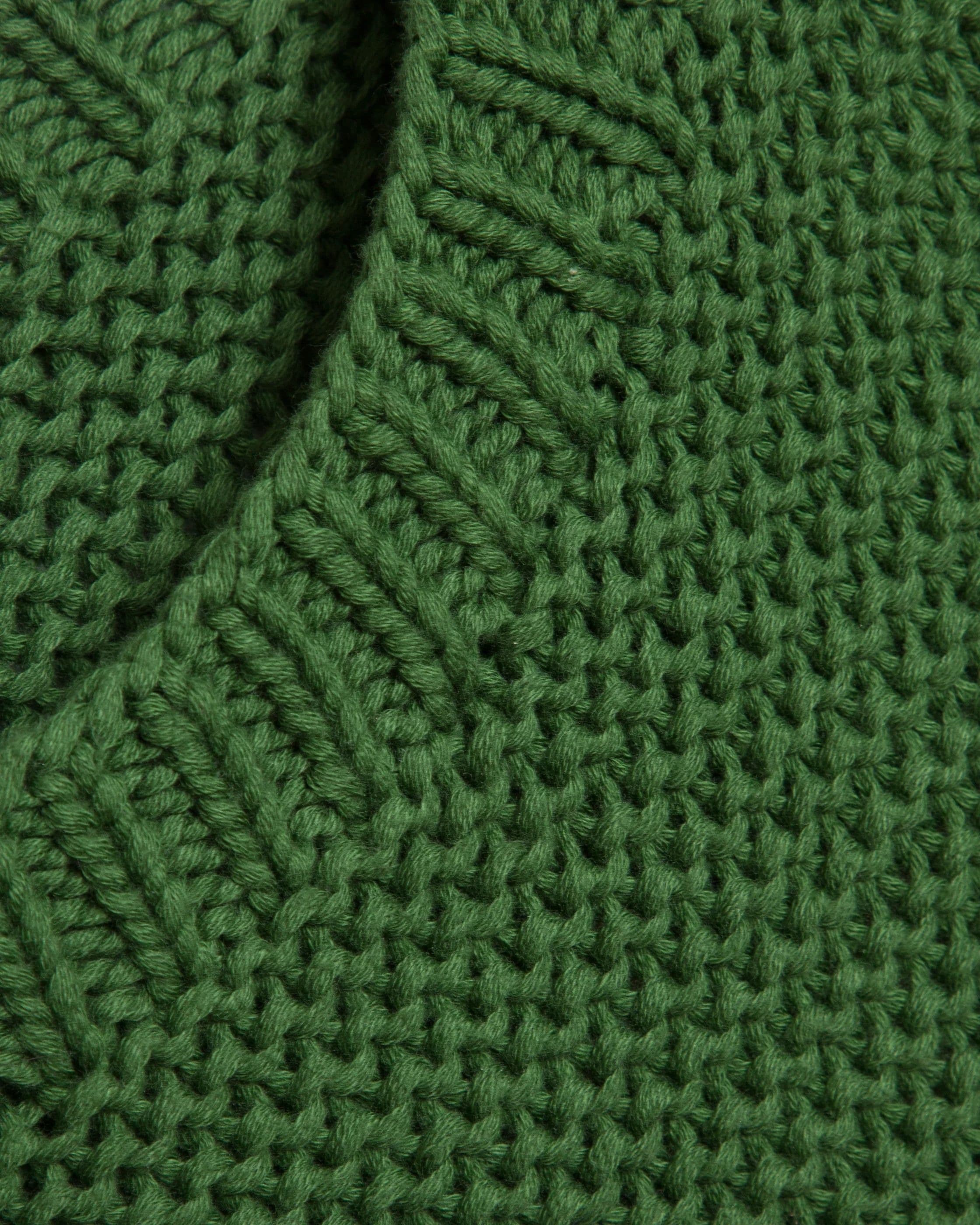 Men's Green Patchwork Crew Neck Sweater — view 5