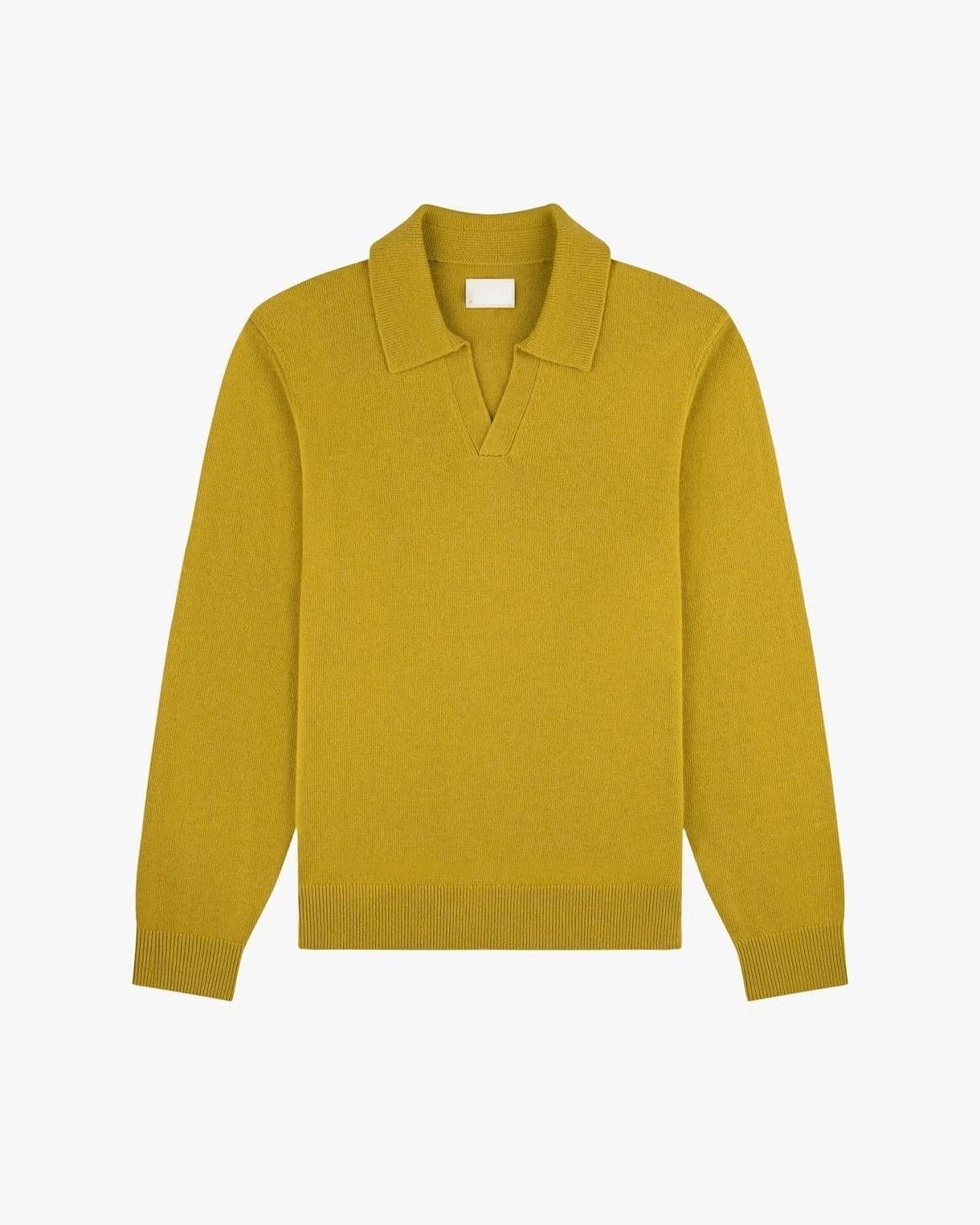Men's Lambswool Johnny Collar Polo Sweater — view 2