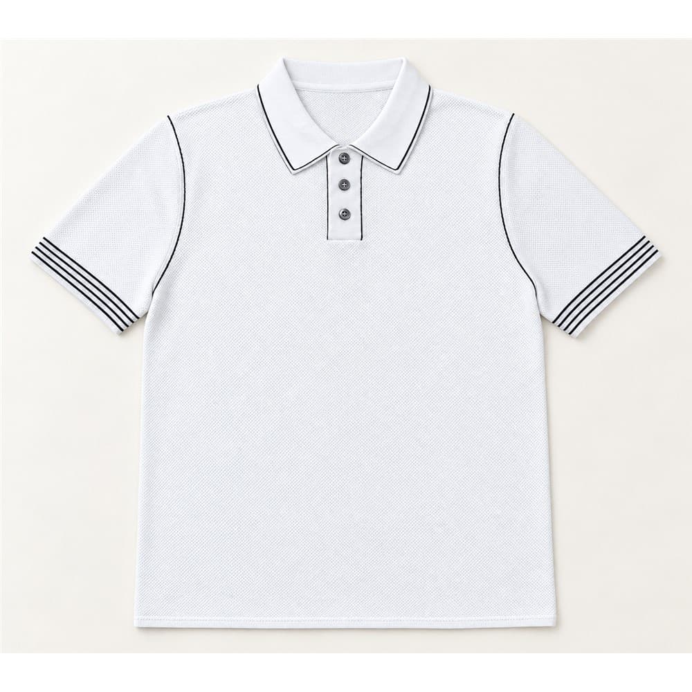 Men's Multicolour Short-Sleeve Knit Polo — view 4