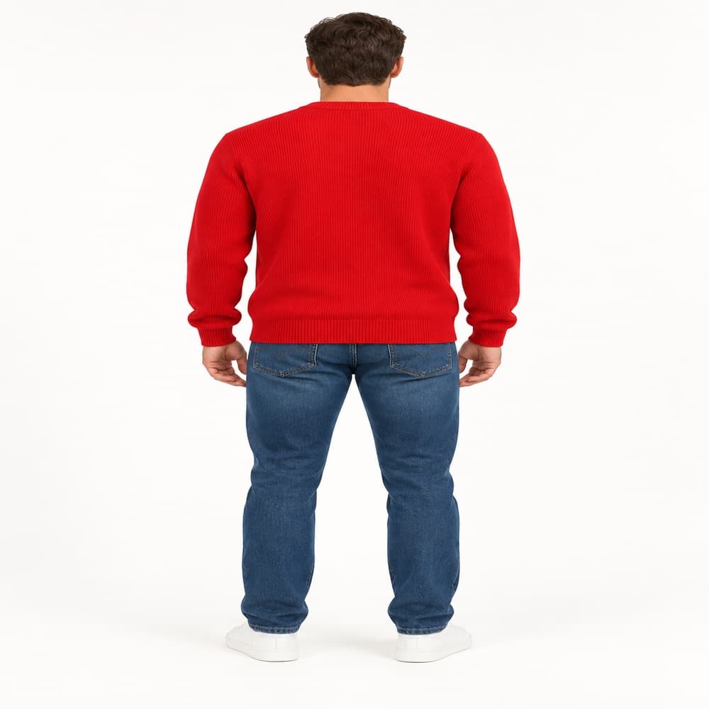 Men's Multicolour Turtleneck Sweater — view 2