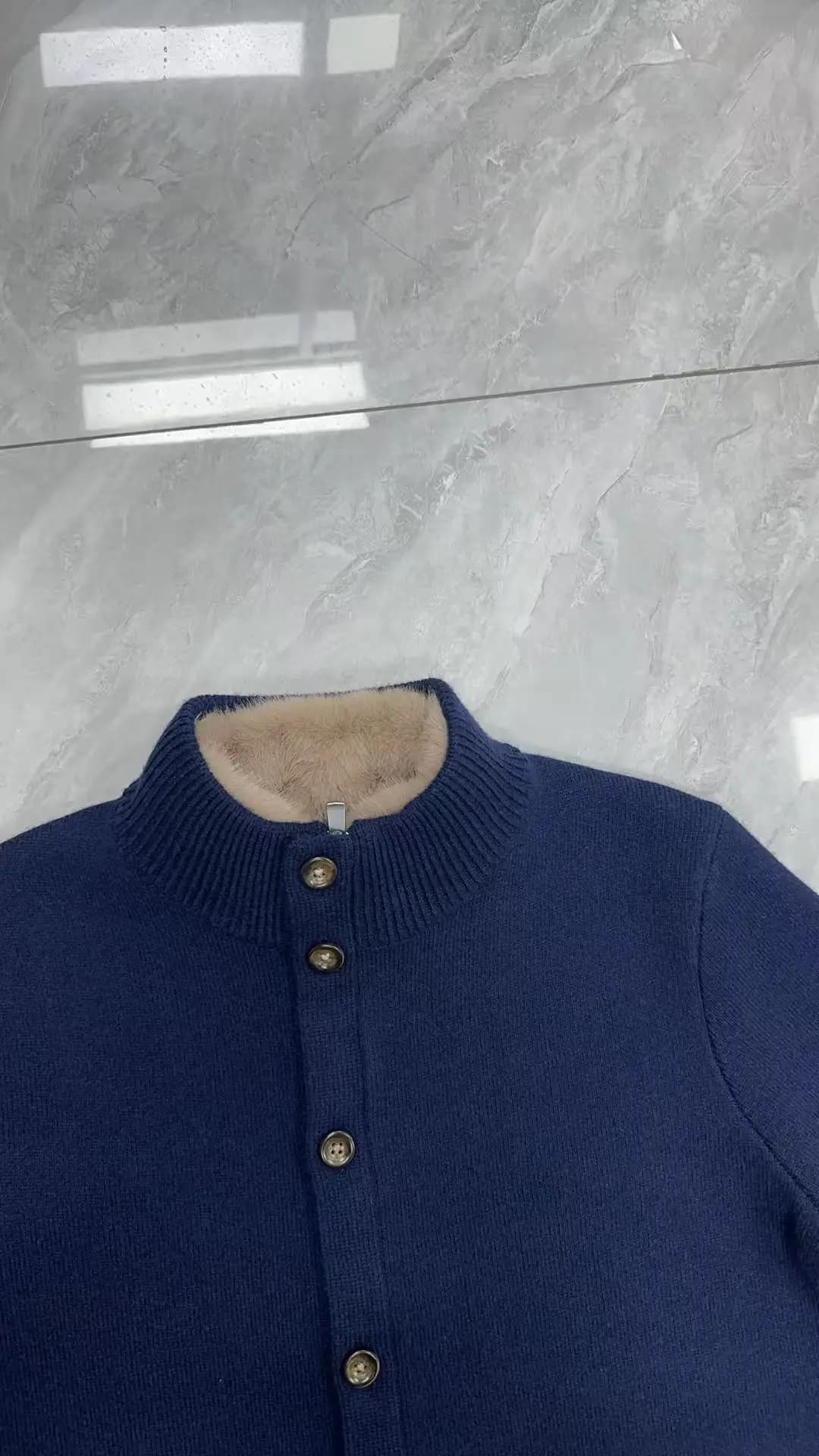Men's Premium Wool Outdoor Cardigan — view 5