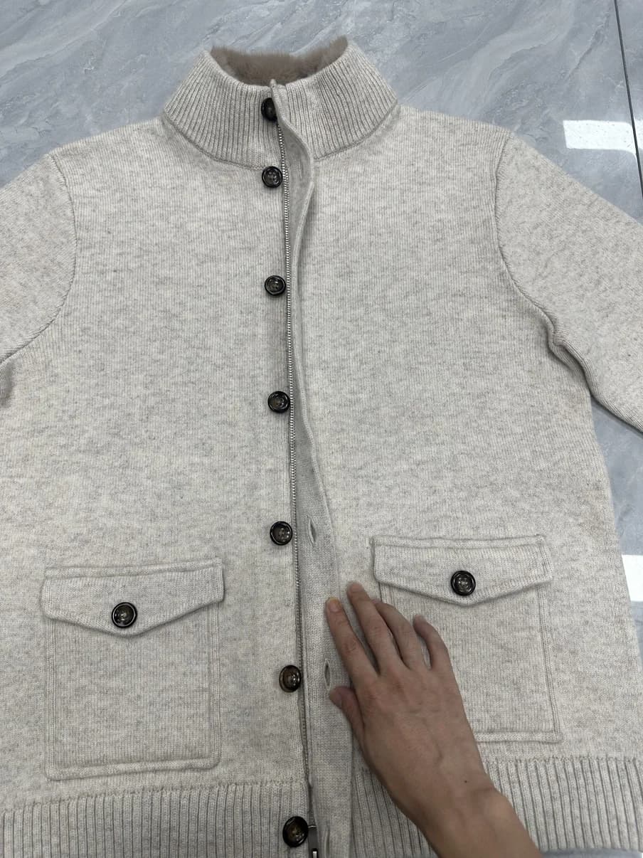 Men's Premium Wool Outdoor Cardigan — view 6