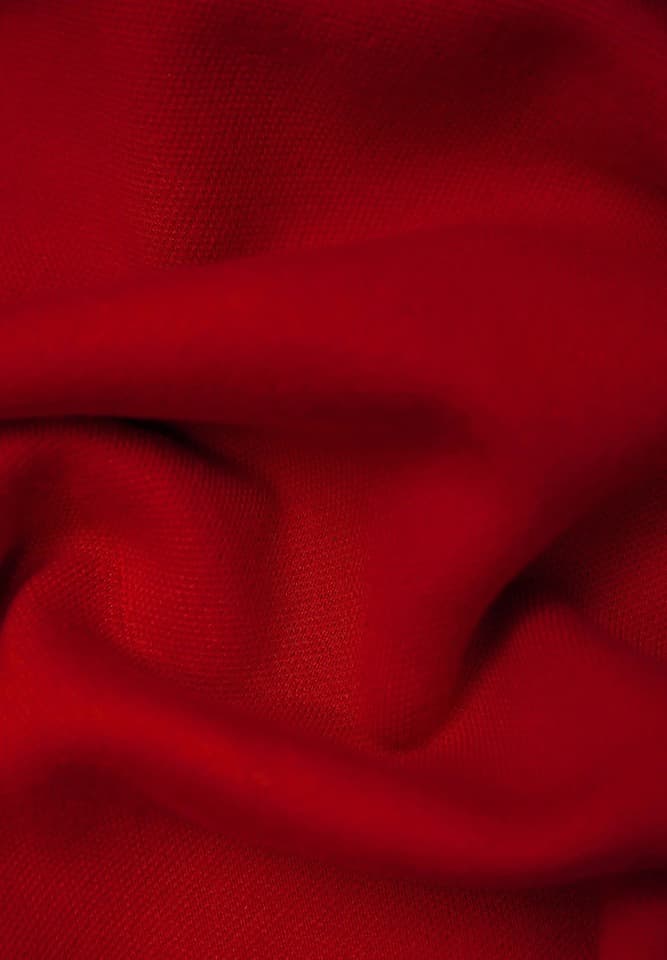 Men's Red Combed Cotton Crew Neck Sweater - view 5
